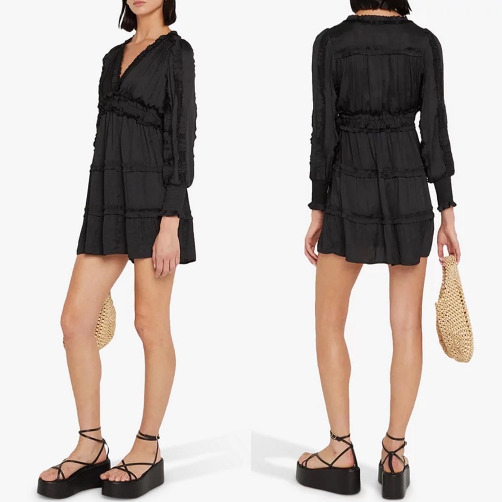 o.p.t Tianna Mini Dress in Black